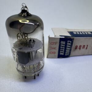 Channel Master 6X8 Electron Vacuum Tube - Model 6X8 - Includes Box